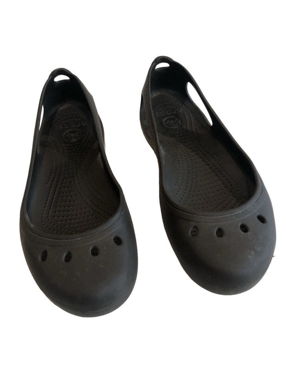 Crocs Size 10 brown ballet flats.